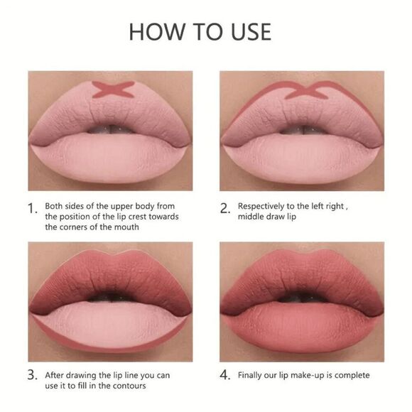 Lip Liner Lip Contour Waterproof Highly Pigmented Lip Pencil - Picture 4 of 8